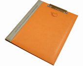 папка-планшет с логотипом оранжевая